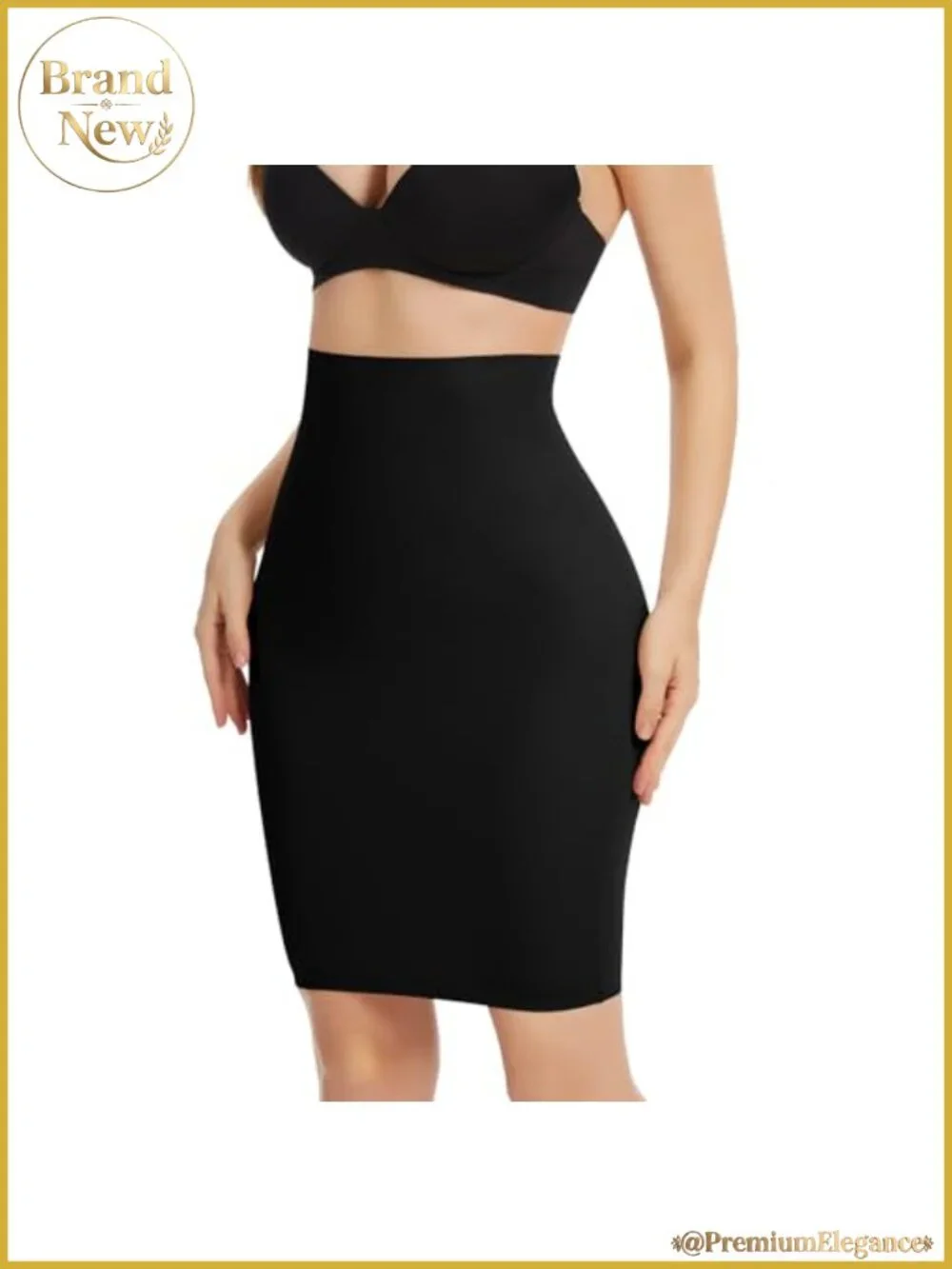 Control Slip Half Slip Shapewear for Women High Stretch Nylon Spandex Slim